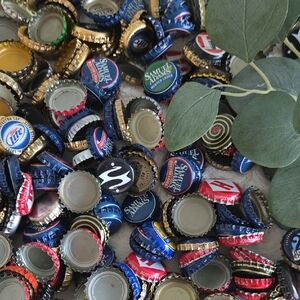 Assorted Bottle Caps for Home Party Decor, Crafting